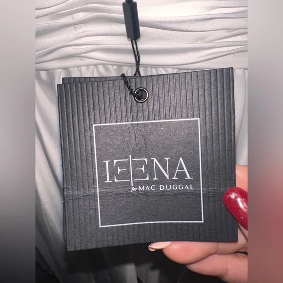 Mac Duggal White Mini Dress - Picture 10 of 10